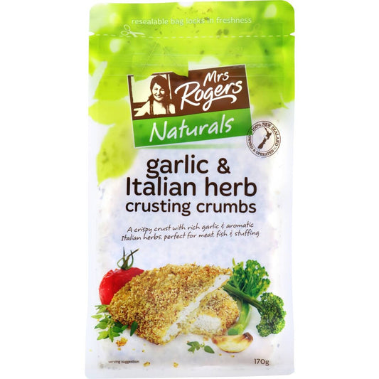 Mrs Rogers Garlic & Italian Herb Crusting Crumb 170g