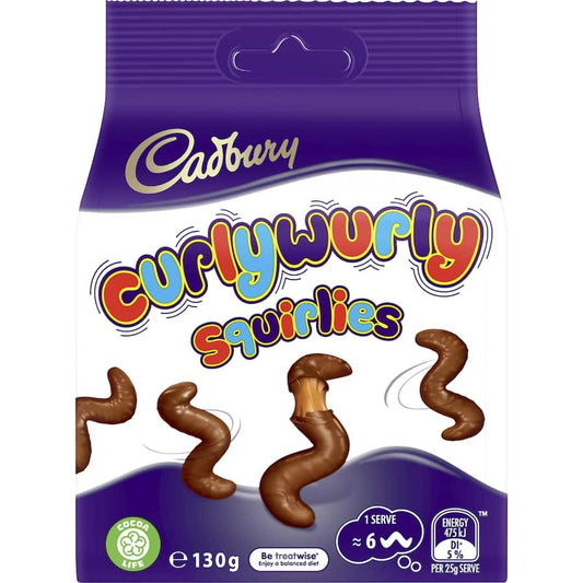 Cadbury Curly Wurly Squirlies Share Pack 130g