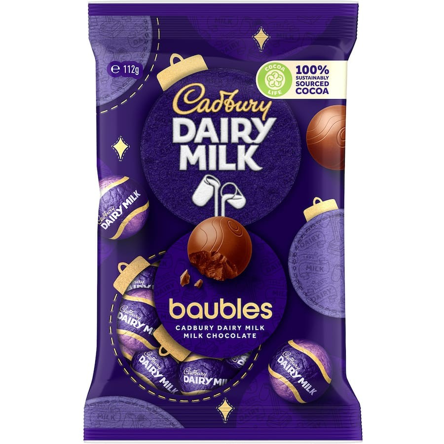 Cadbury Dairy Milk Baubles 112g