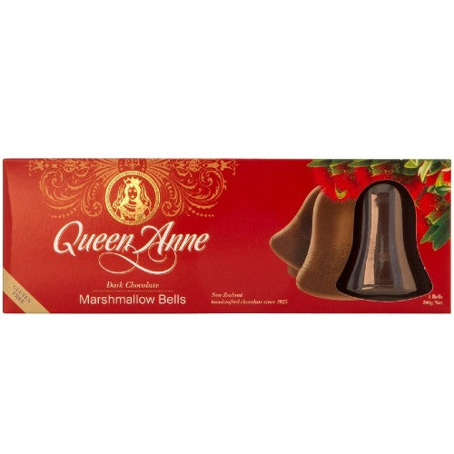 Queen Anne Dark Chocolate Marshmallow Bells 200g