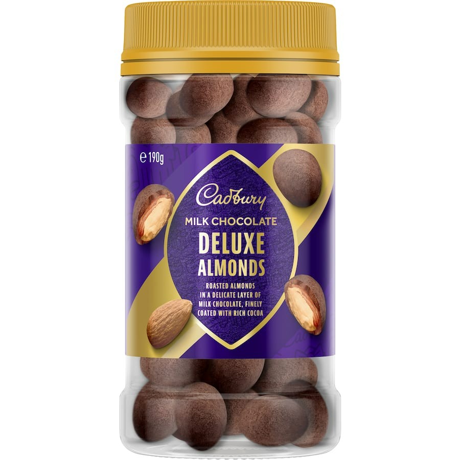 Cadbury Deluxe Chocolate Scorched Almonds Tub 190g