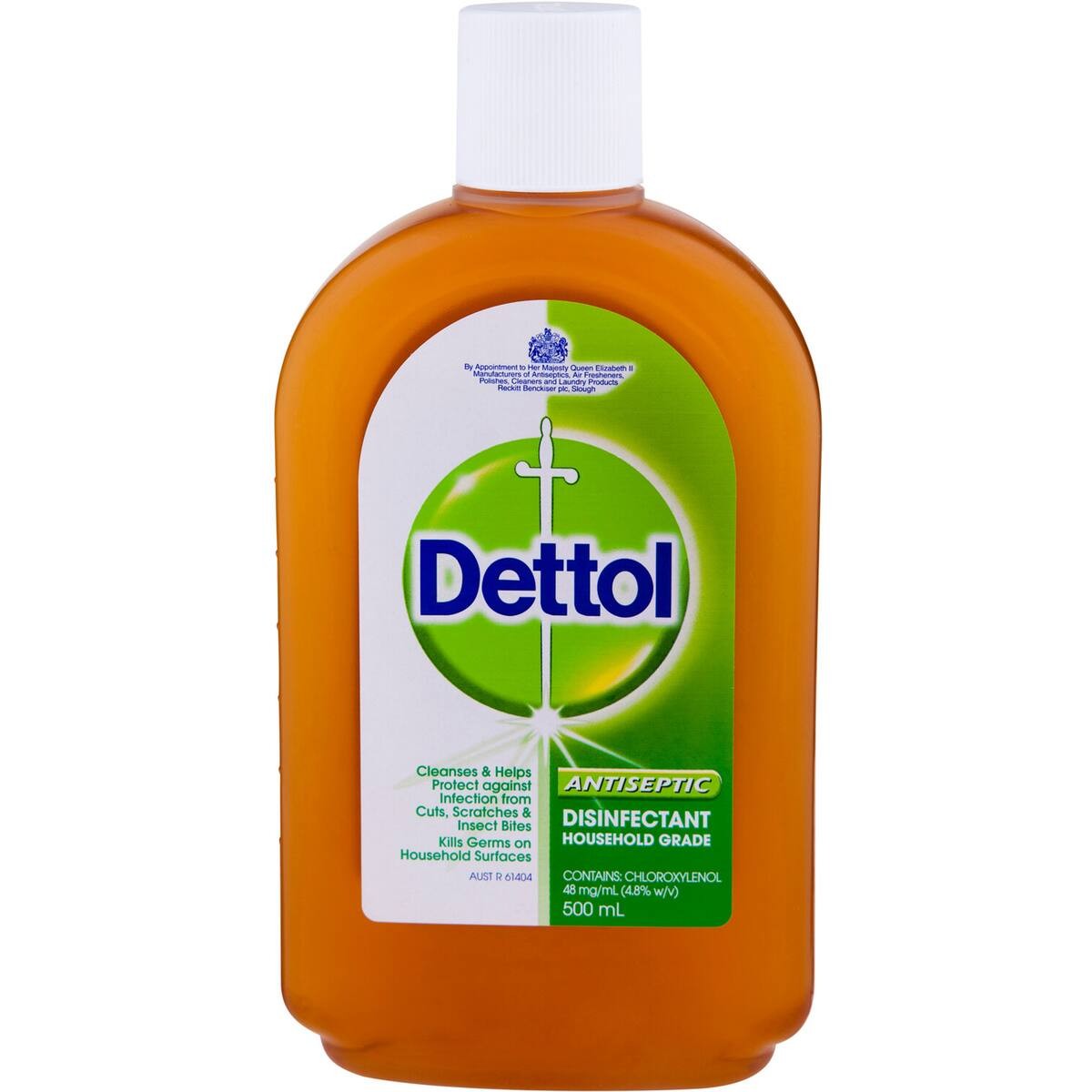 Dettol antibacterial household disinfectant liquid 500ml bottle for hard surface cleaning