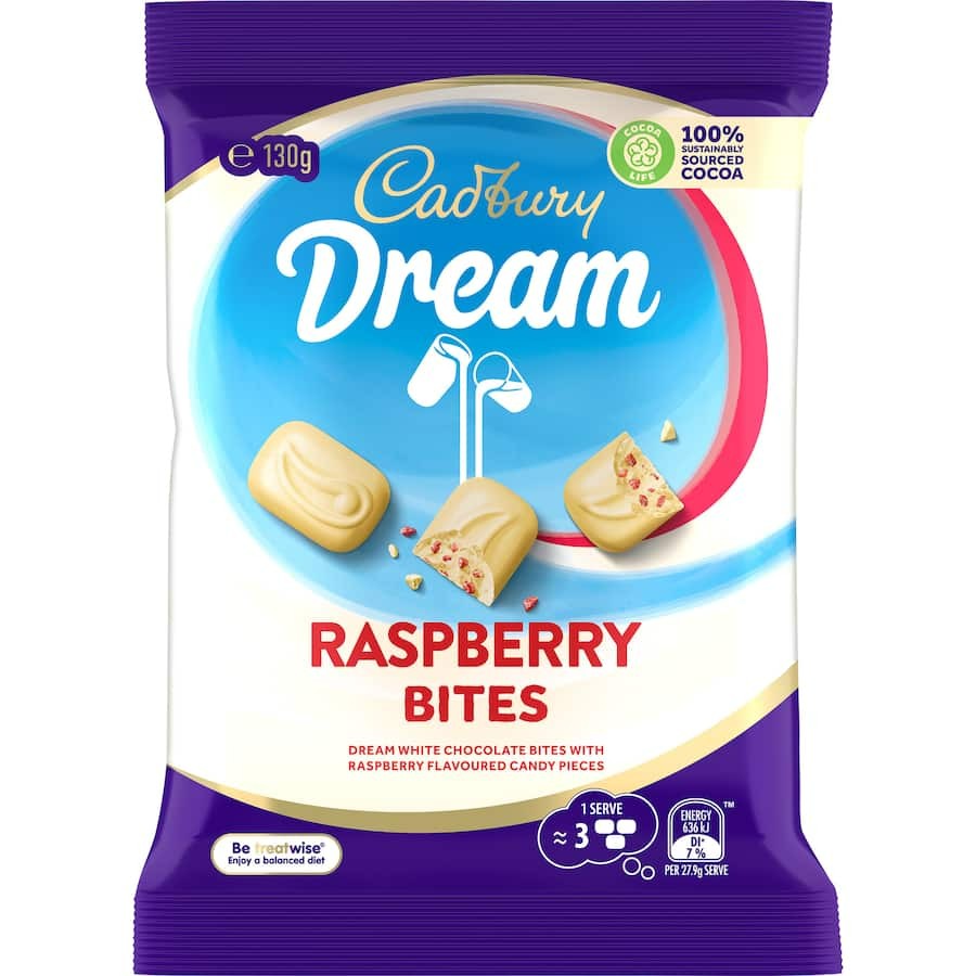 Cadbury Dream Raspberry Bites 130g