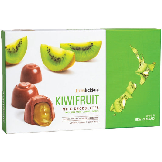 Purelicious Kiwifruit Milk Chocolates 150g
