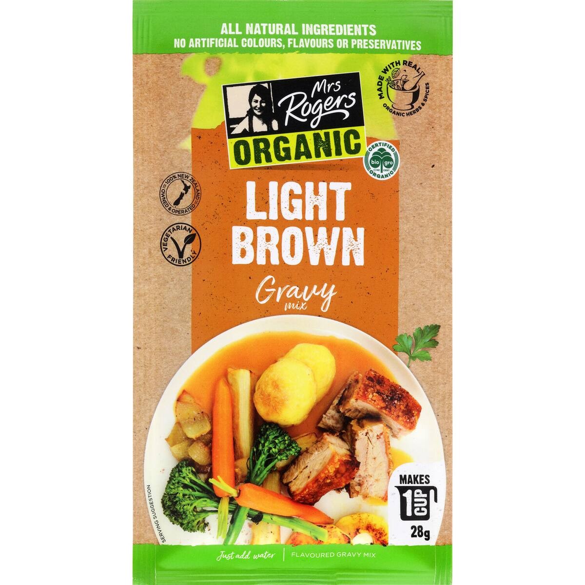 Mrs Rogers Light Brown Gravy 28g