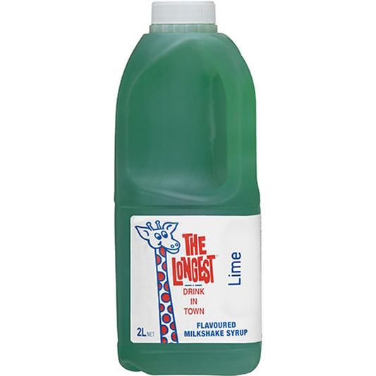Longest Drink In Town Milkshake Syrup Lime 2 Litre