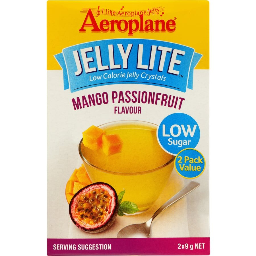 Aeroplane Jelly Lite Mango Passionfruit 2 x 9g