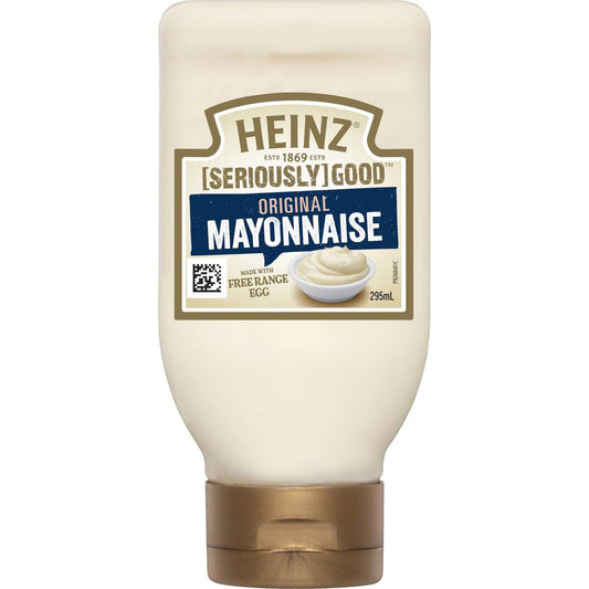 Heinz Seriously Good Original Mayonnaise Squeeze 295ml