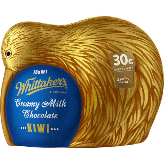 Whittakers Milk Chocolate Easter Kiwi 75g