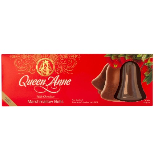 Queen Anne Milk Chocolate Marshmallow Bells 200g