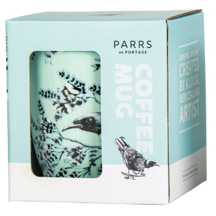 Coffee Mug NZ Birds Blue
