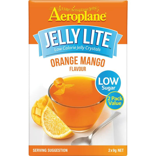 Aeroplane Jelly Lite Orange Mango 2 x 9g