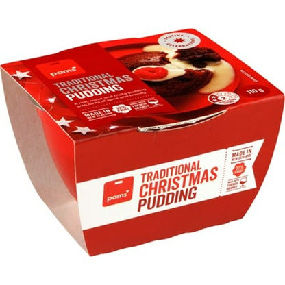 Pams Fruit Christmas Pudding, a festive fruit pudding for Christmas celebrations