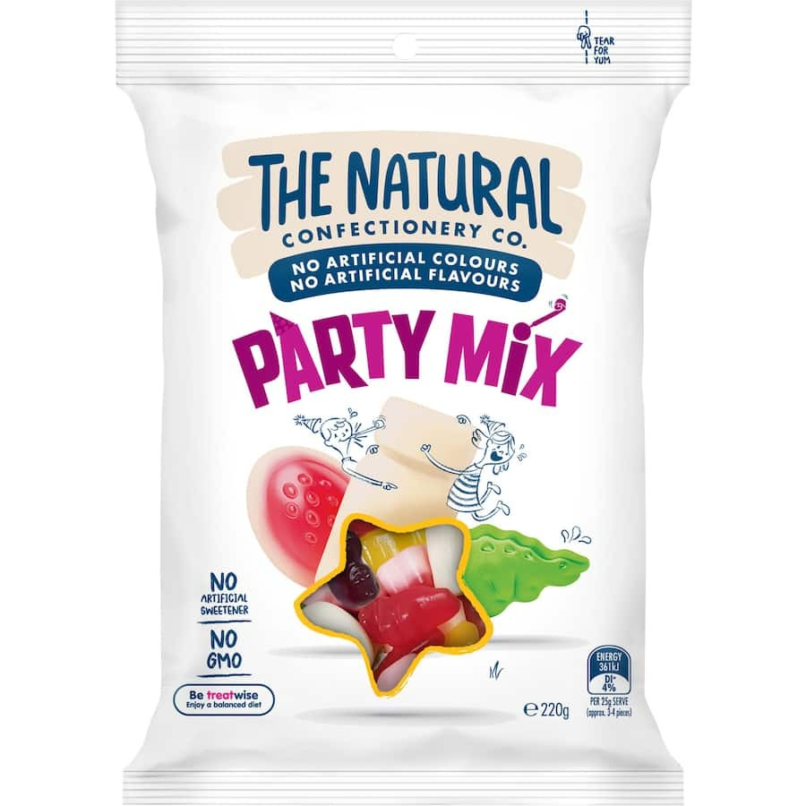The Natural Confectionery Co Sweets Party Mix 220g