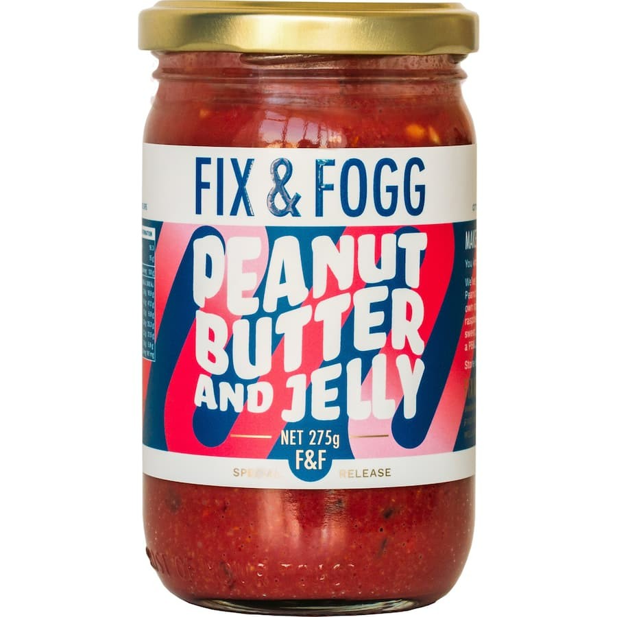 Fix & Fogg Peanut Butter & Jelly 275G