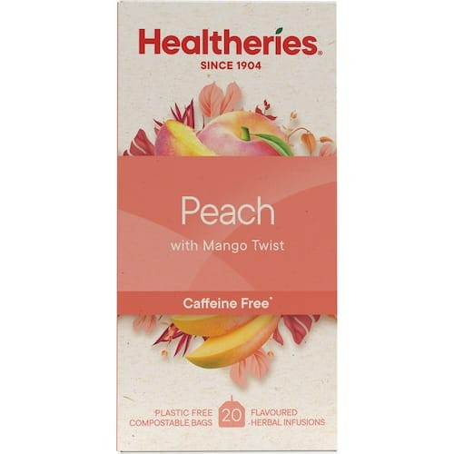 Healtheries Peach and Mango Twist Tea 20pk