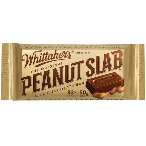 Whittakers Chocolate Slab Peanut 50g