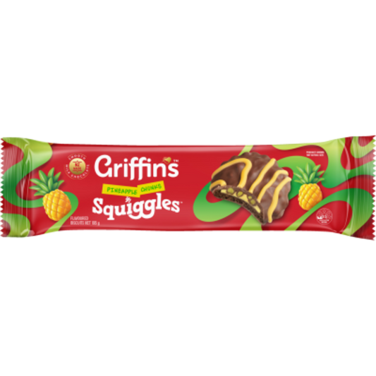 Griffins Squiggles Pineapple Chunks 195g