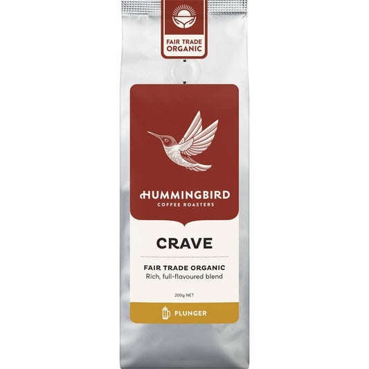 Hummingbird Coffee Plunger Crave 200g