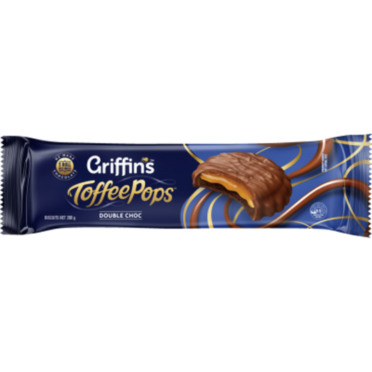 Griffins Toffee Pops Double Choc 200g