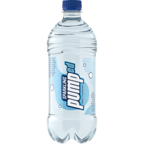 Pumped Sparkling Water in a 650ml bottle