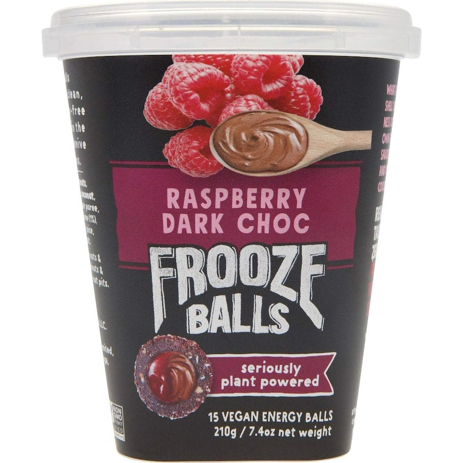 Frooze Balls Snacks Raspberry Dark Choc 210g