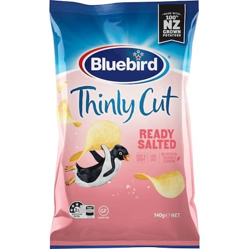 Bluebird Thin Cut Potato Chips Ready Salted 150g