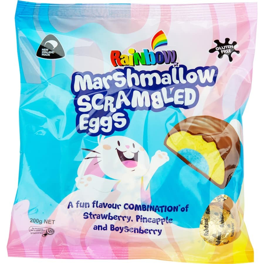 Rainbow Scrambled Eggs Marshmallow Foiled 200g