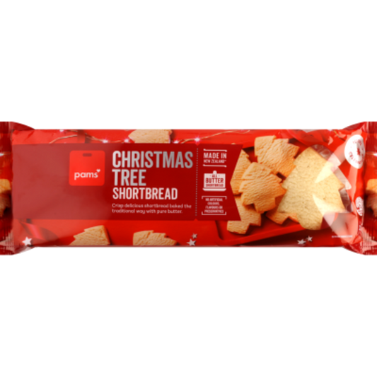 Pams Christmas Tree Shortbread 240g