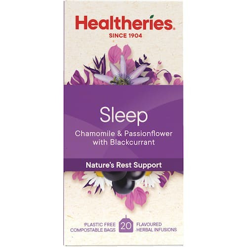 Healtheries Sleep Tea with Blackcurrant 20pk