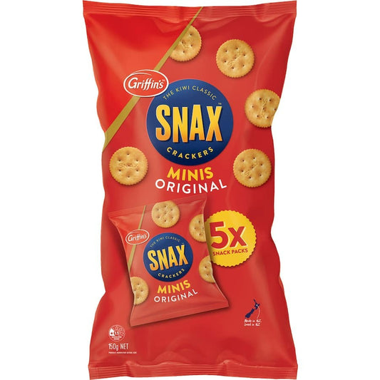 Griffin's Snax Crackers Minis Multipack 125g