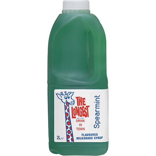 Longest Drink In Town Milkshake Syrup Spearmint 2 Litre