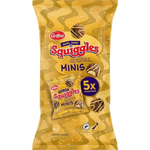 Griffins Squiggles Mini's Multipack 125g