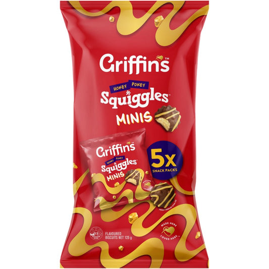 Griffins Squiggles Mini's Multipack 125g