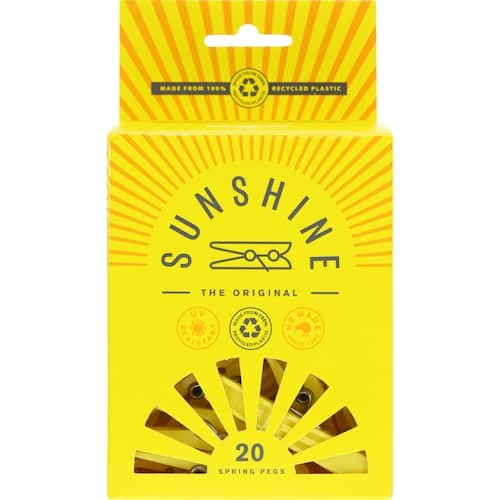 Sunshine Pegs 20 Pack