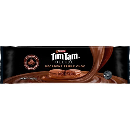 Arnott's Tim Tam Deluxe Decadent Triple Choc 175g