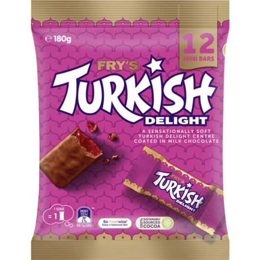 Cadbury Fry's Turkish Delight Share Pack 12pk 180g