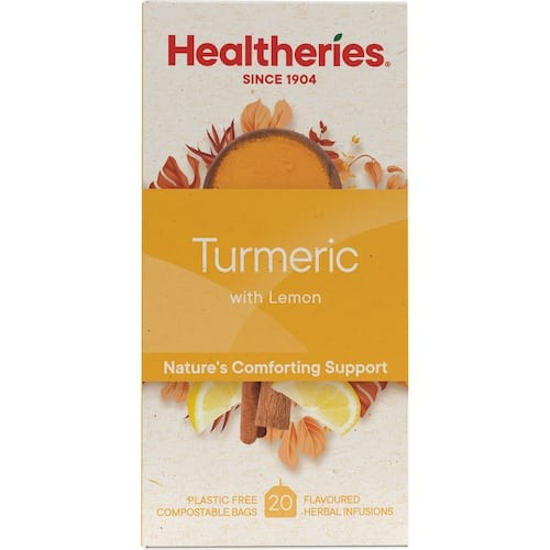 Healtheries Turmeric Tea with Lemon 20pk