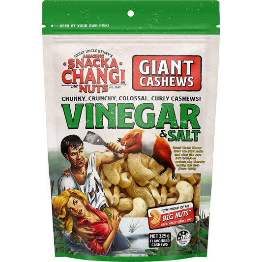 Snackachangi Cashews Vinegar & Salt 325g