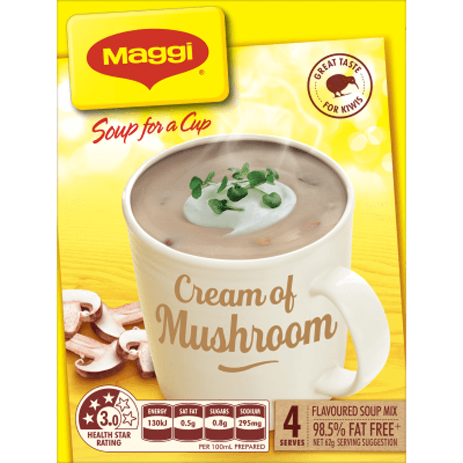 Maggi Soup For A Cup Cream Of Mushroom 62g