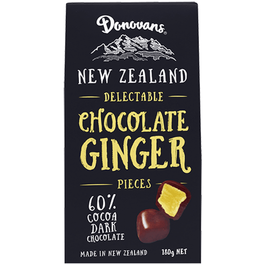 Donovans Dark Chocolate Ginger 180g
