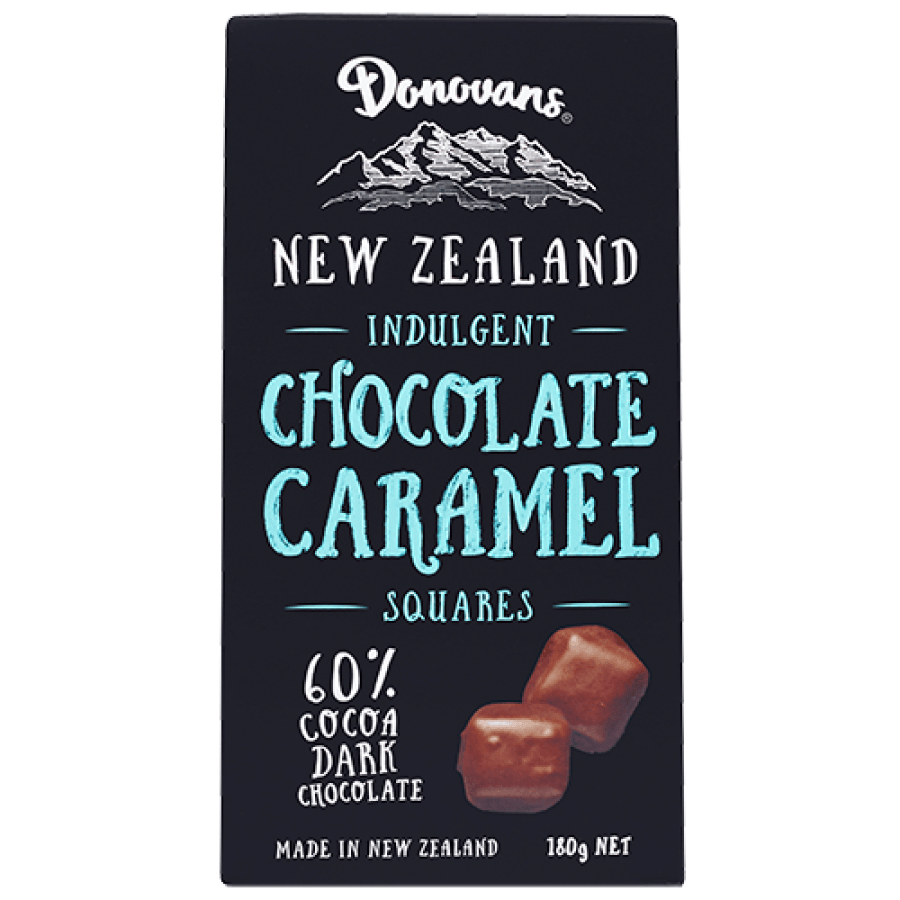 Donovans Dark Chocolate Caramels 180g
