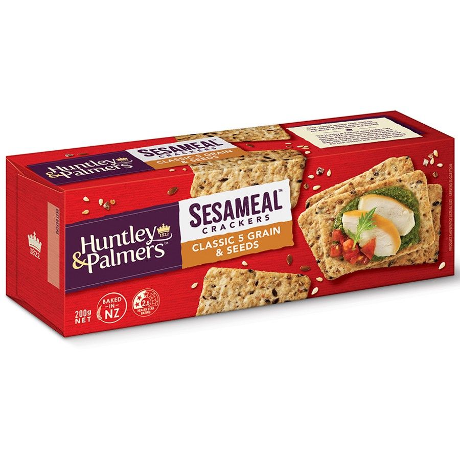 Huntley & Palmers Sesameal Classic 5 Grain 200g