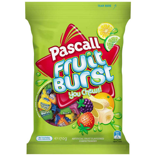 Pascall Fruit Bursts 170g