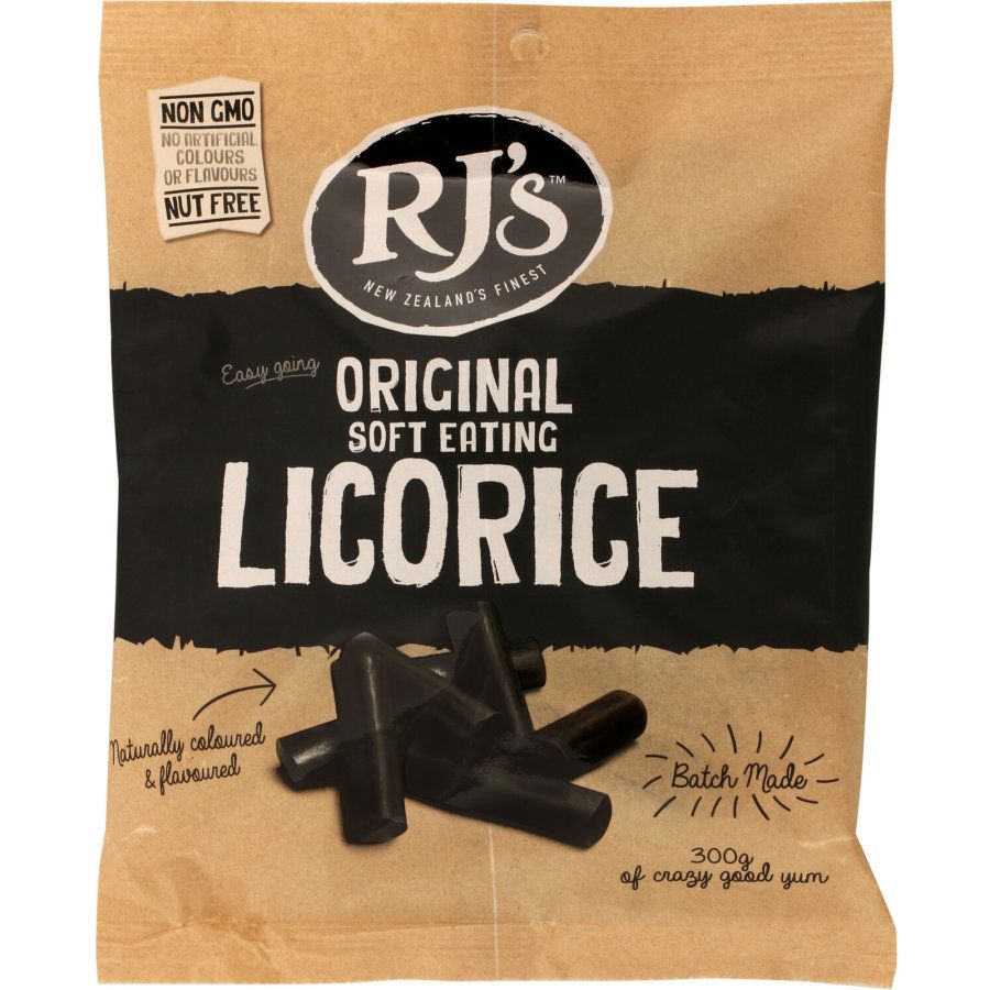RJs Original Soft Eating Licorice 300g