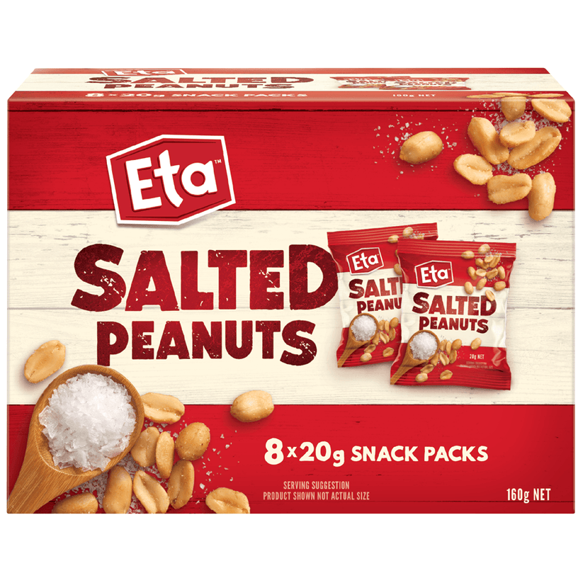 Eta Food Eta Peanuts Snack Pack 8pk – Kiwi Corner Dairy