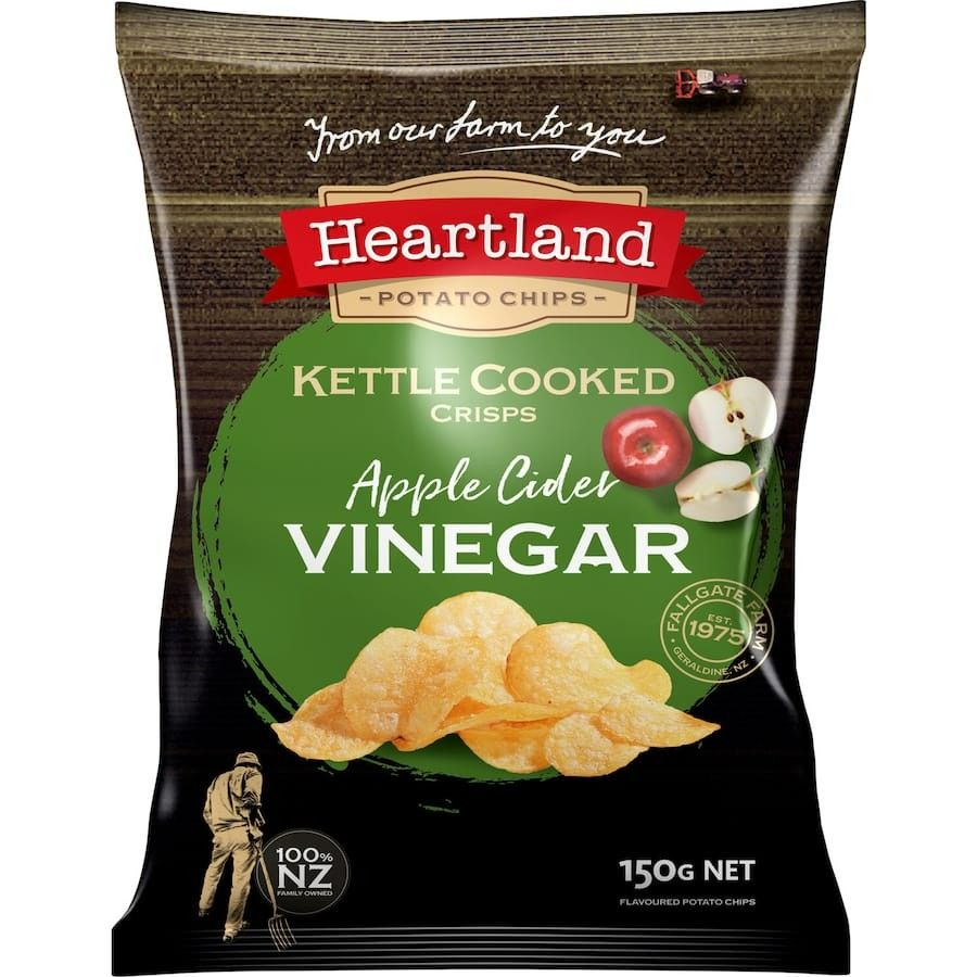 Heartland Kettle Chips Apple Cider Vinegar 150g