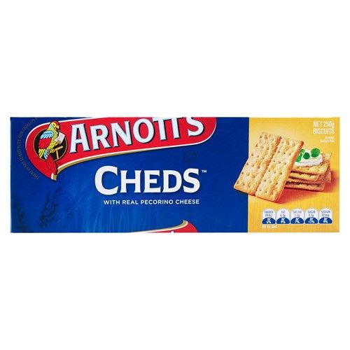 Arnotts Crackers Cheds 250g