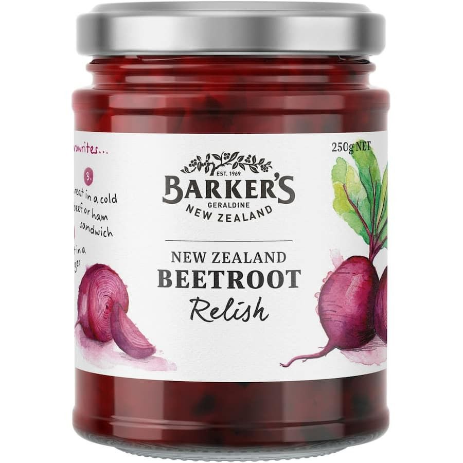 Barkers NZ Beetroot Relish 250g