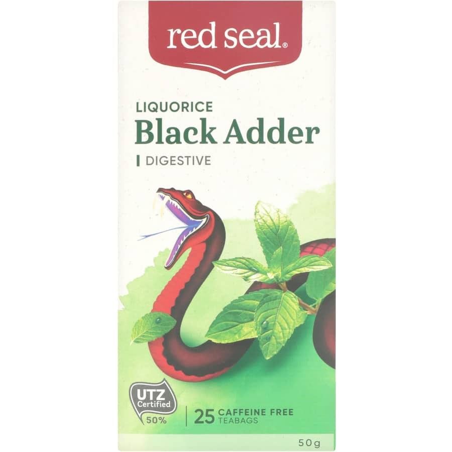 Red Seal Herbal Tea Black Adder 25 Pack